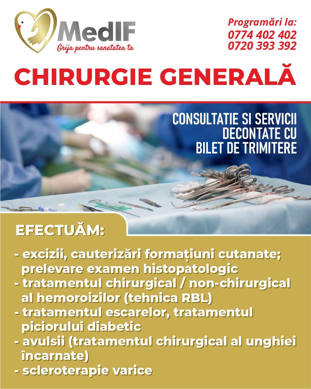 chirurgie generala otopeni